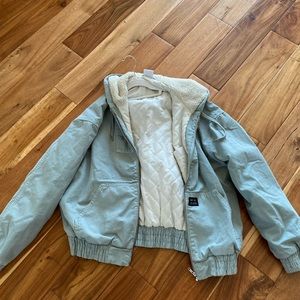 BDG Sherpa hooded skate jacket